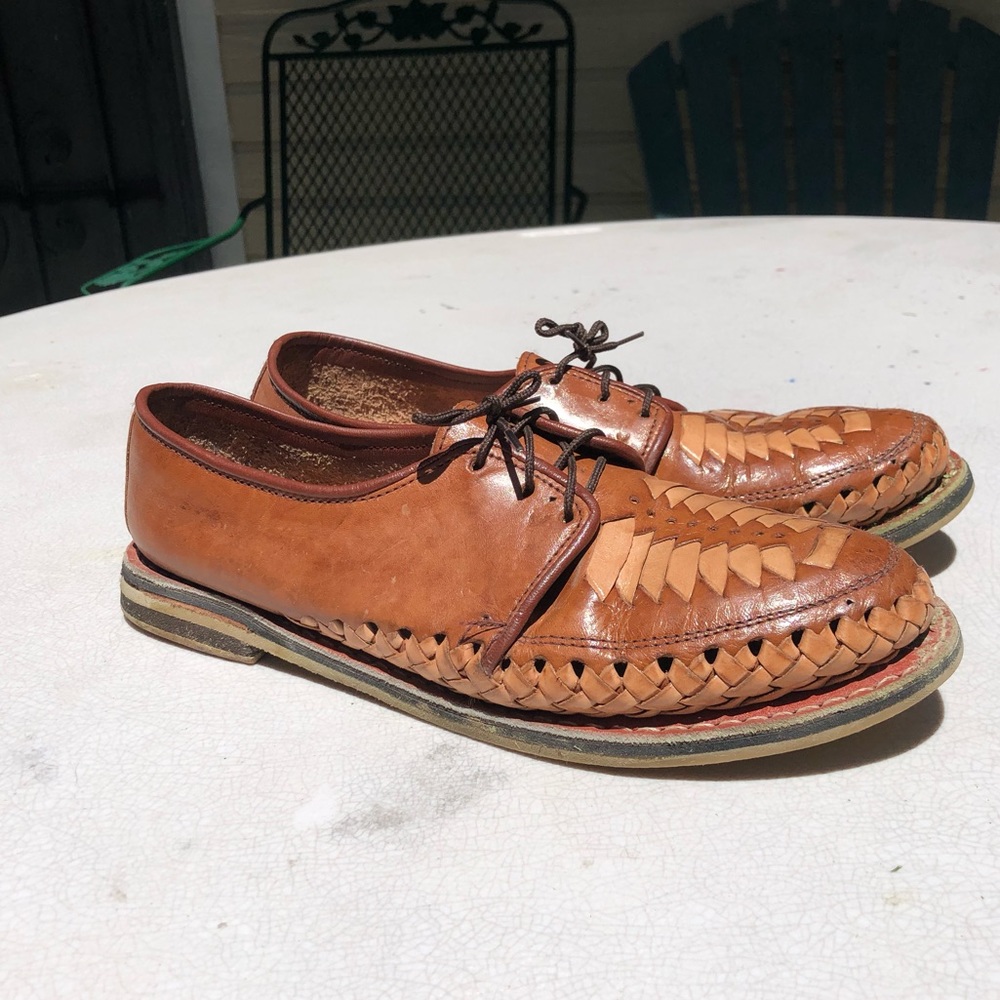 Leather shoes